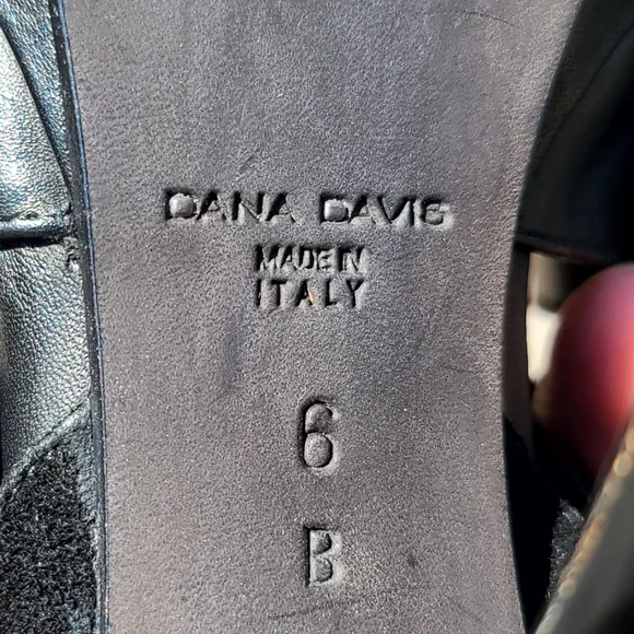Dana Davis made in Italy black stilettos - Picture 2 of 7